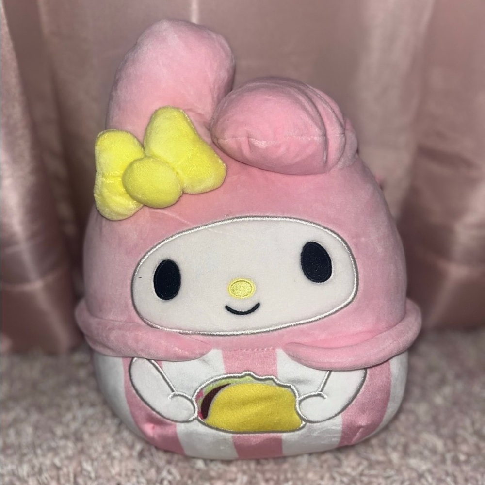 my melody taco squishmallow 8"